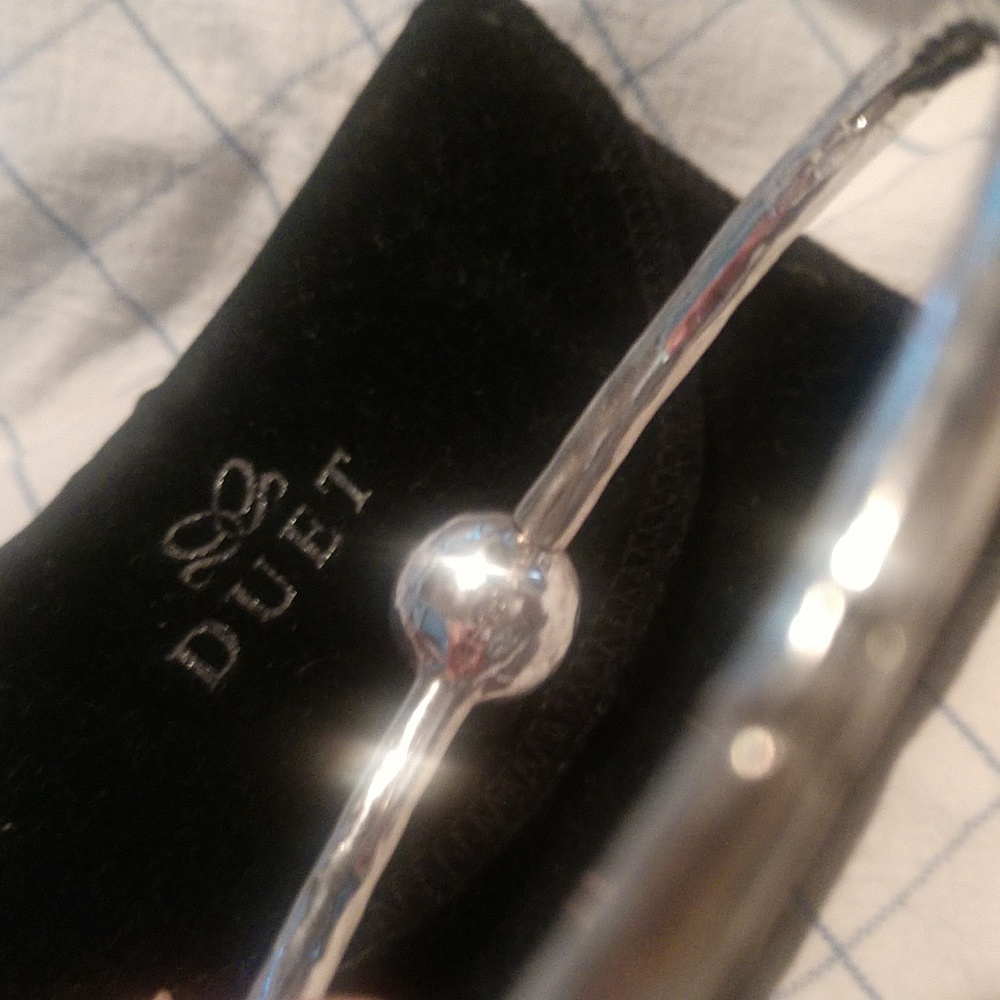 Ippolita Silver Bracelets with greenish blue and peachy Stones - Picture 6 of 15